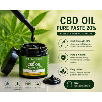 CBD Oil Pure Paste 20% 1ml. (NOT RSO)