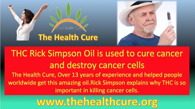 THC Rick Simpson Oil is used to cure cancer and destroy cancer cells