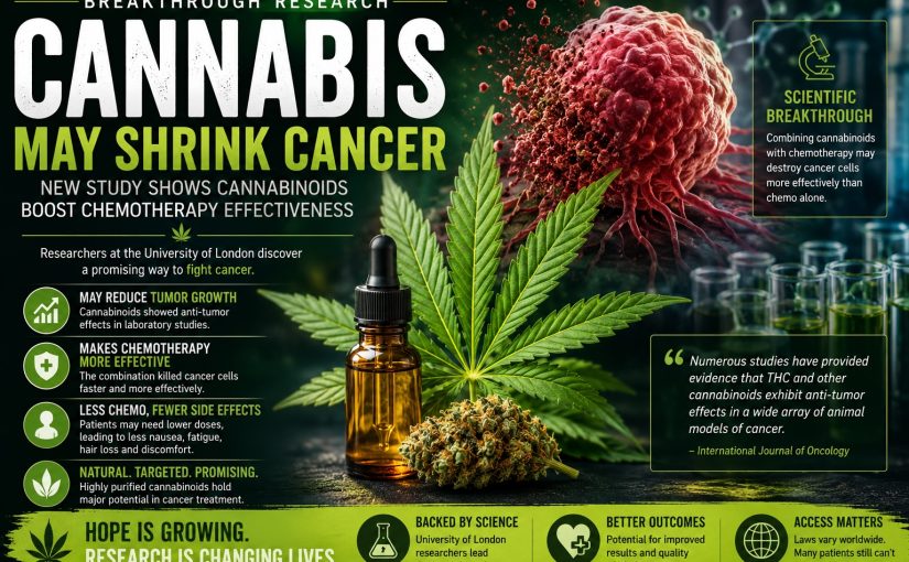 Study Shows Cannabis Shrinked Aggressive Brain Cancer Tumor